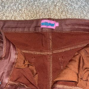 Edikted Brown Flare Pants - Size M